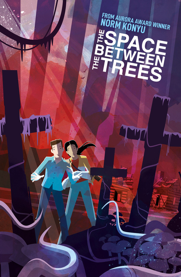 The Space Between the Trees book cover by Norm Konyu