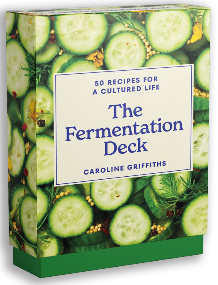 The Fermentation Deck: 50 recipes for a cultured life book cover by Caroline Griffiths