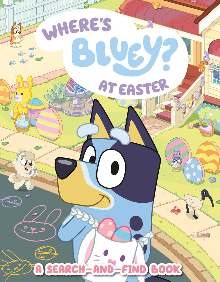Where's Bluey? At Easter: A Search-and-Find Book (Bluey) book cover by Penguin Young Readers Licenses