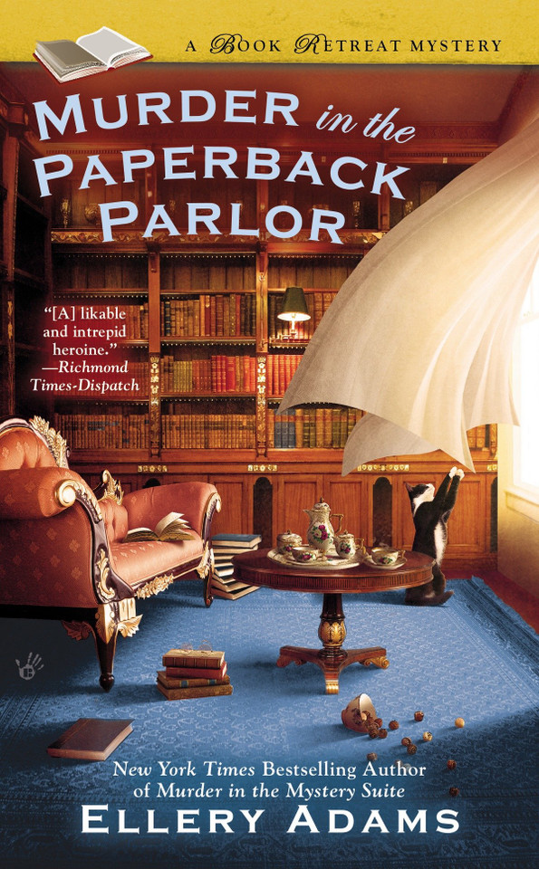 Murder in the Paperback Parlor (A Book Retreat Mystery) book cover by Ellery Adams