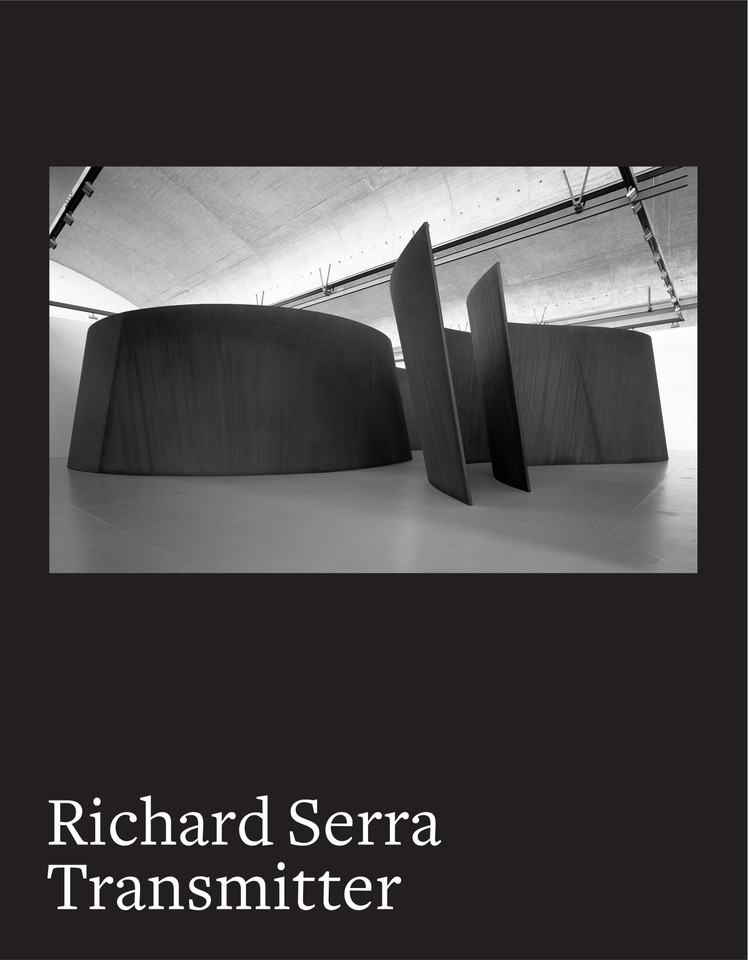 Richard Serra: Transmitter book cover by Maria Stavrinaki