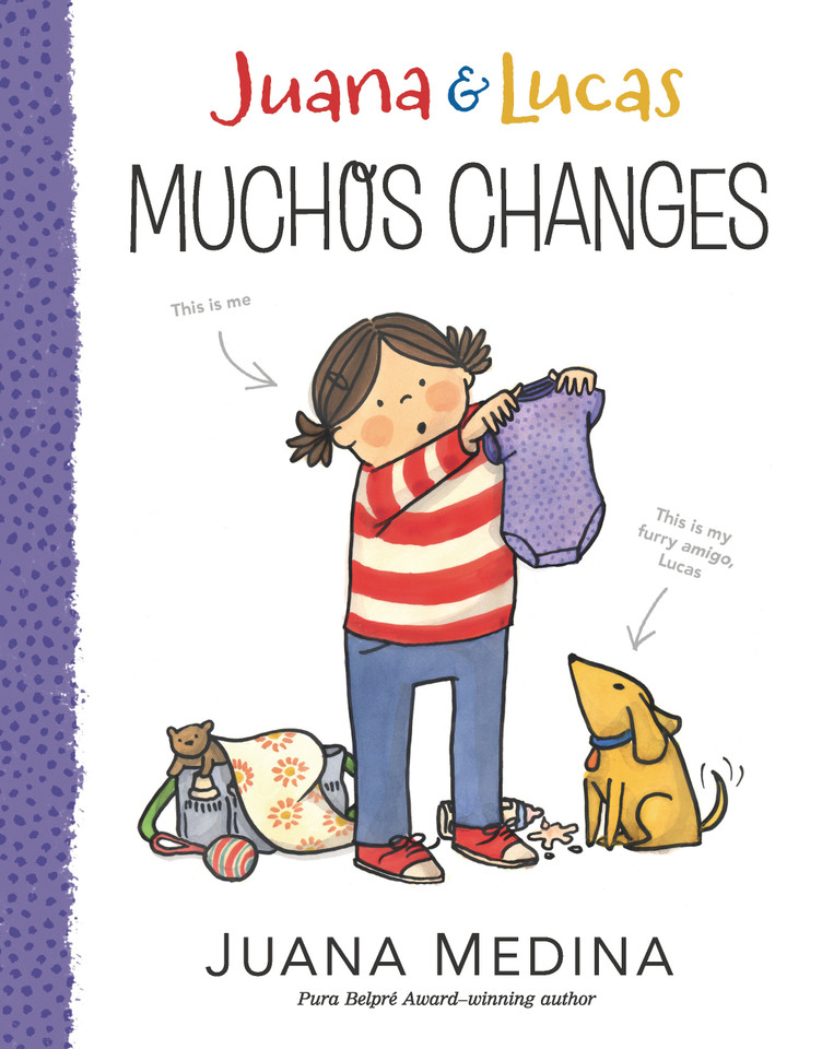 Juana & Lucas: Muchos Changes (Juana and Lucas) book cover by Juana Medina