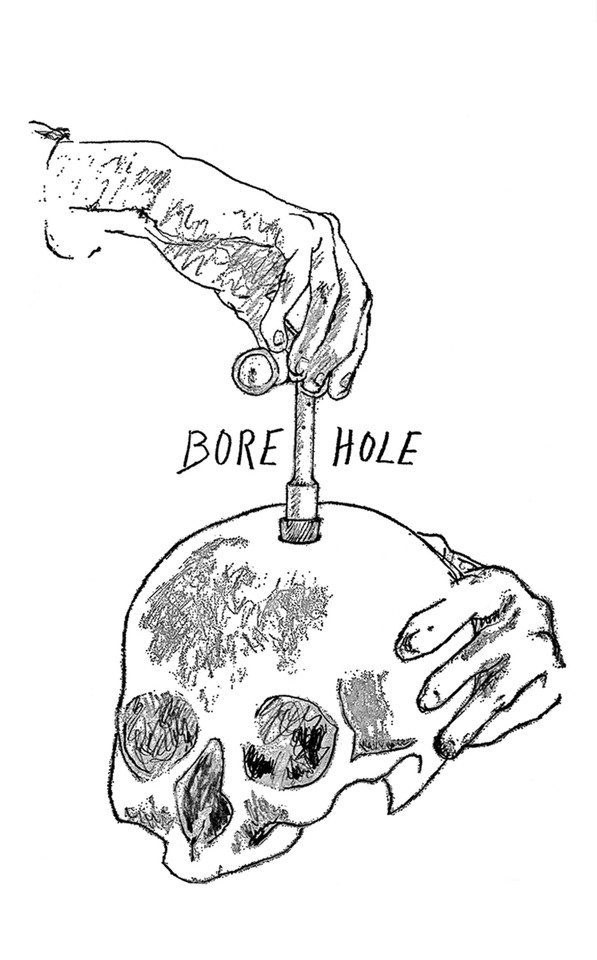 Bore Hole book cover by Joe Mellen