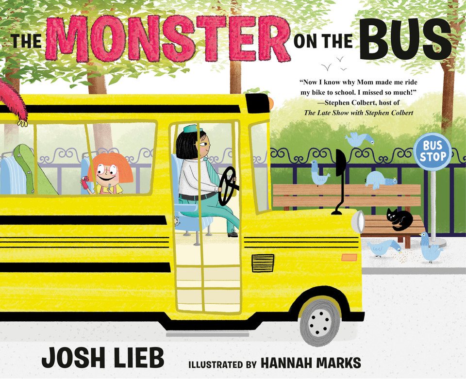 The Monster on the Bus book cover by Josh Lieb