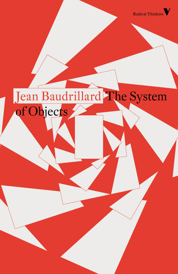 The System of Objects book cover by Jean Baudrillard