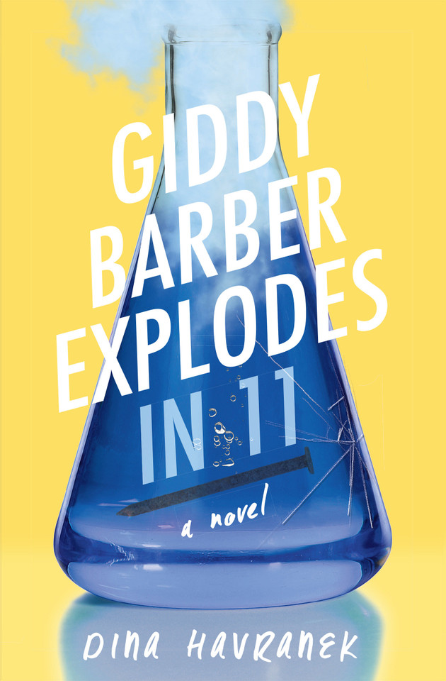 Giddy Barber Explodes in 11 book cover by Dina Havranek