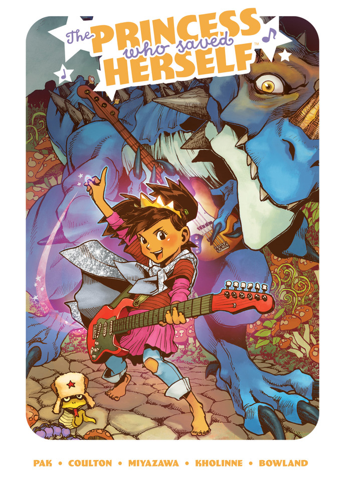 The Princess Who Saved Herself (The Princess Who Saved Her Friends) book cover by Greg Pak, Jonathan Coulton