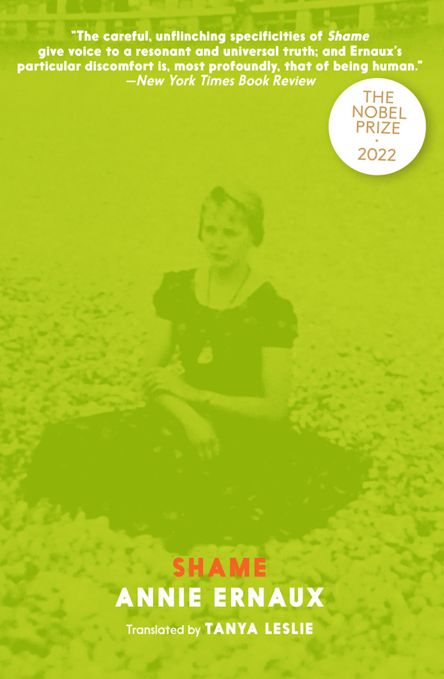 Shame book cover by Annie Ernaux