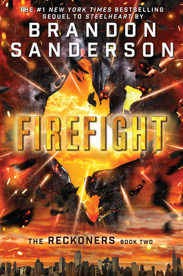 Firefight (The Reckoners) book cover by Brandon Sanderson