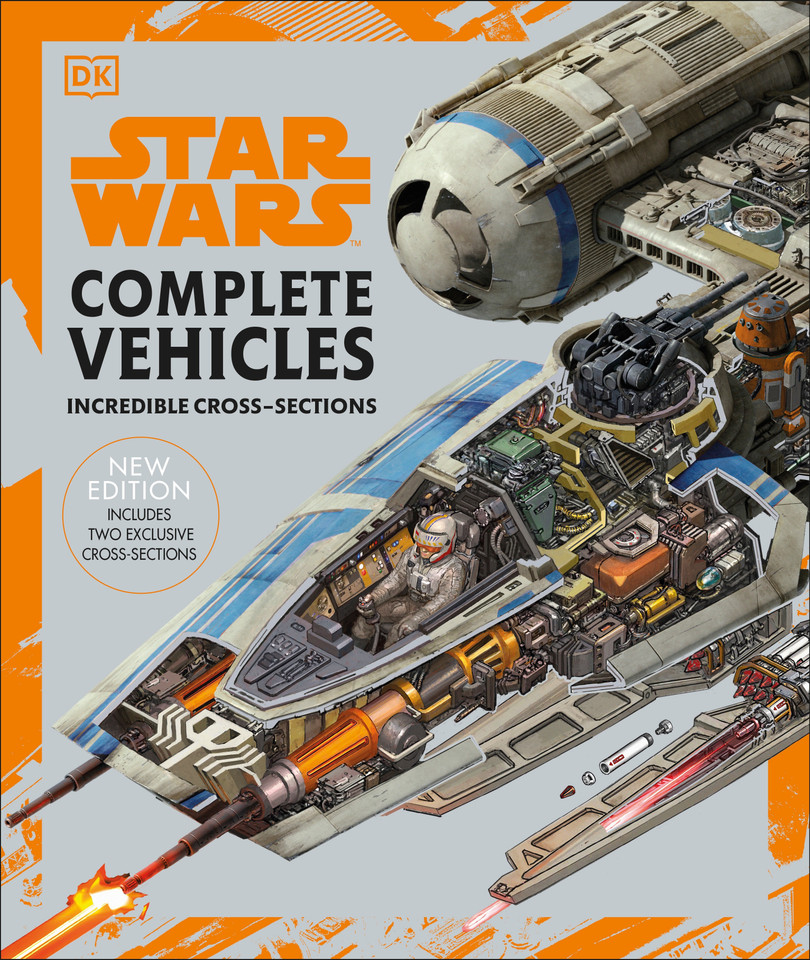 Star Wars Complete Vehicles New Edition book cover by Pablo Hidalgo, Jason Fry, Kerrie Dougherty, Curtis Saxton, David West Reynolds, Ryder Windham