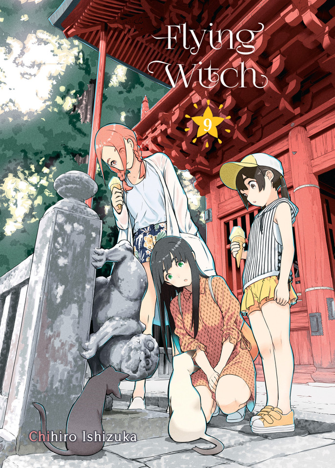 Flying Witch 9 (Flying Witch) book cover by Chihiro Ishizuka