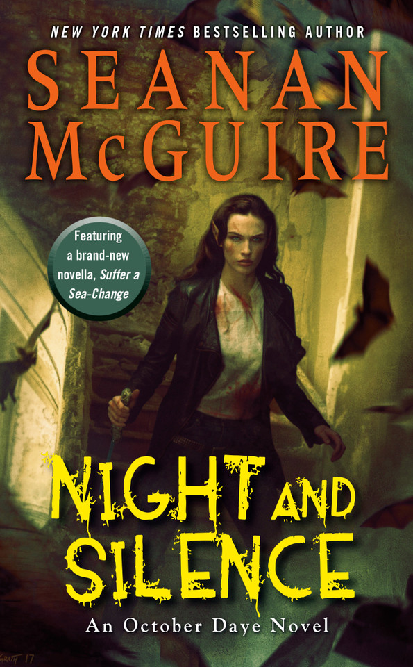 Night and Silence (October Daye) book cover by Seanan McGuire