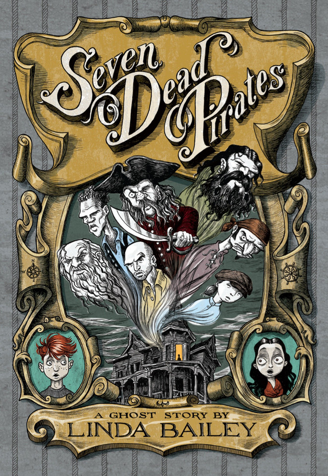 Seven Dead Pirates book cover by Linda Bailey
