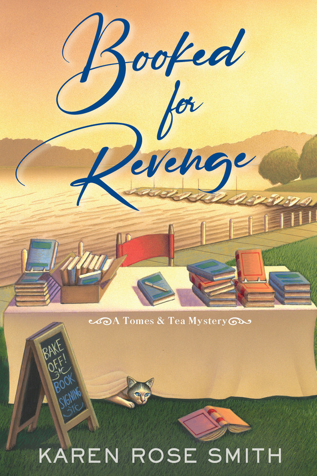 Booked for Revenge (A Tomes & Tea Mystery Series) book cover by Karen Rose Smith