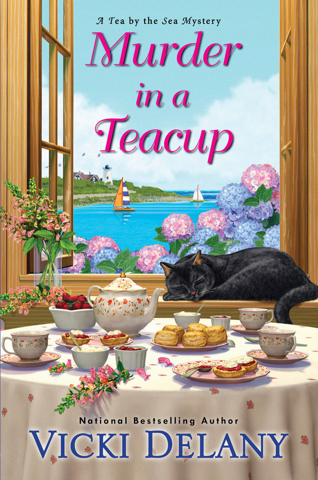 Murder in a Teacup (Tea by the Sea Mysteries) book cover by Vicki Delany