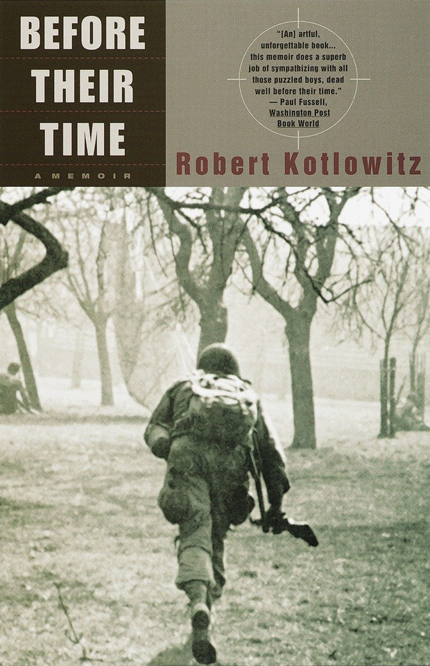 Before Their Time: A Memoir book cover by Robert Kotlowitz