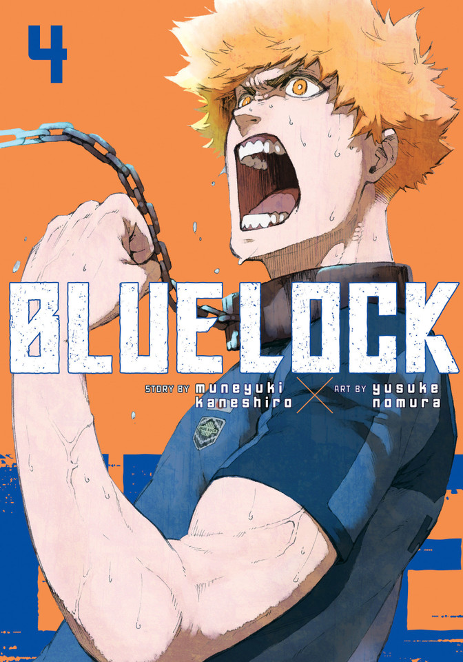 Blue Lock 4 (Blue Lock) book cover by Muneyuki Kaneshiro