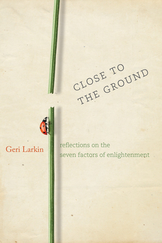Close to the Ground: Reflections on the Seven Factors of Enlightenment book cover by Geri Larkin