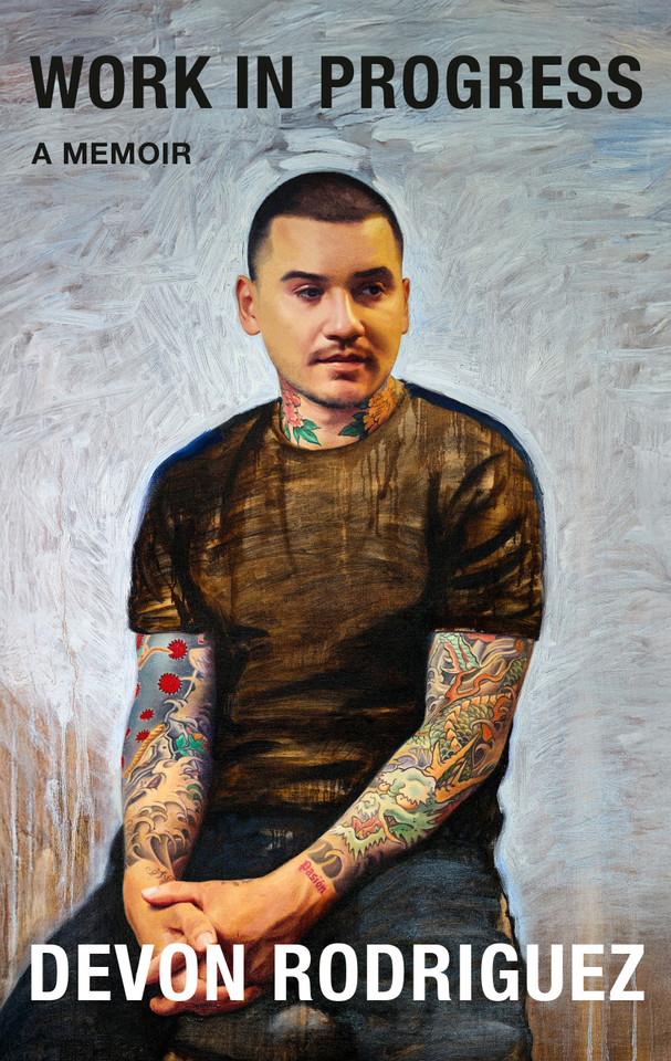 Work in Progress: A Memoir book cover by Devon Rodriguez