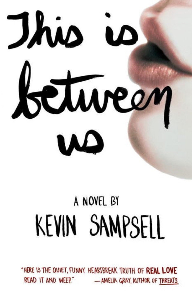 This Is Between Us book cover by Kevin Sampsell