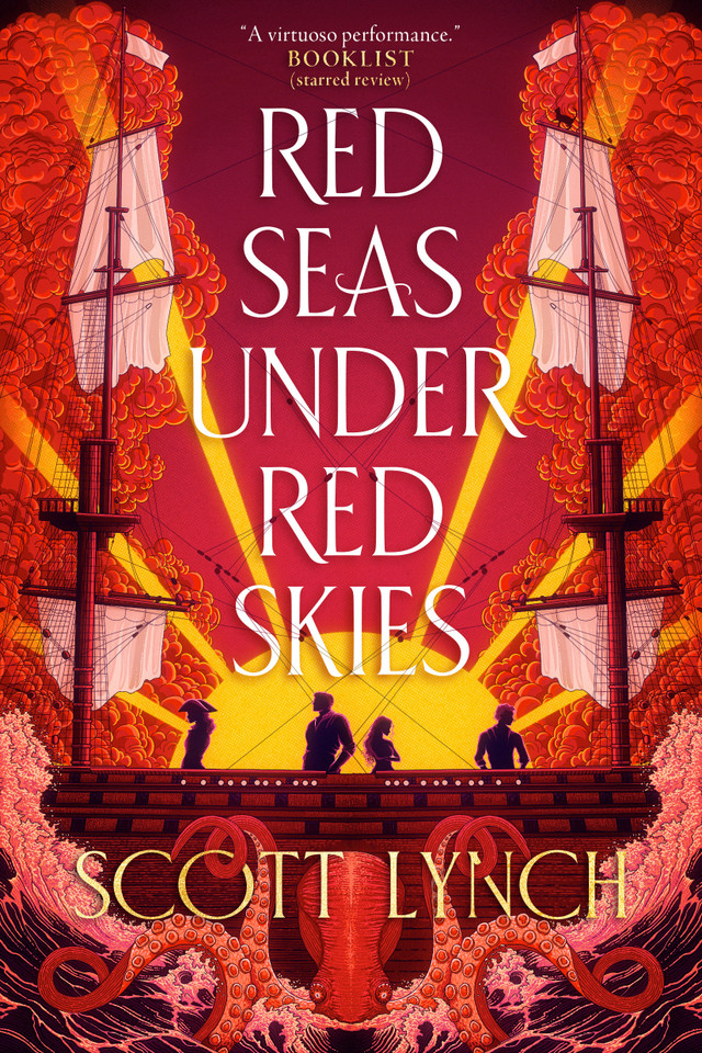 Red Seas Under Red Skies (The Gentleman Bastard Sequence) book cover by Scott Lynch
