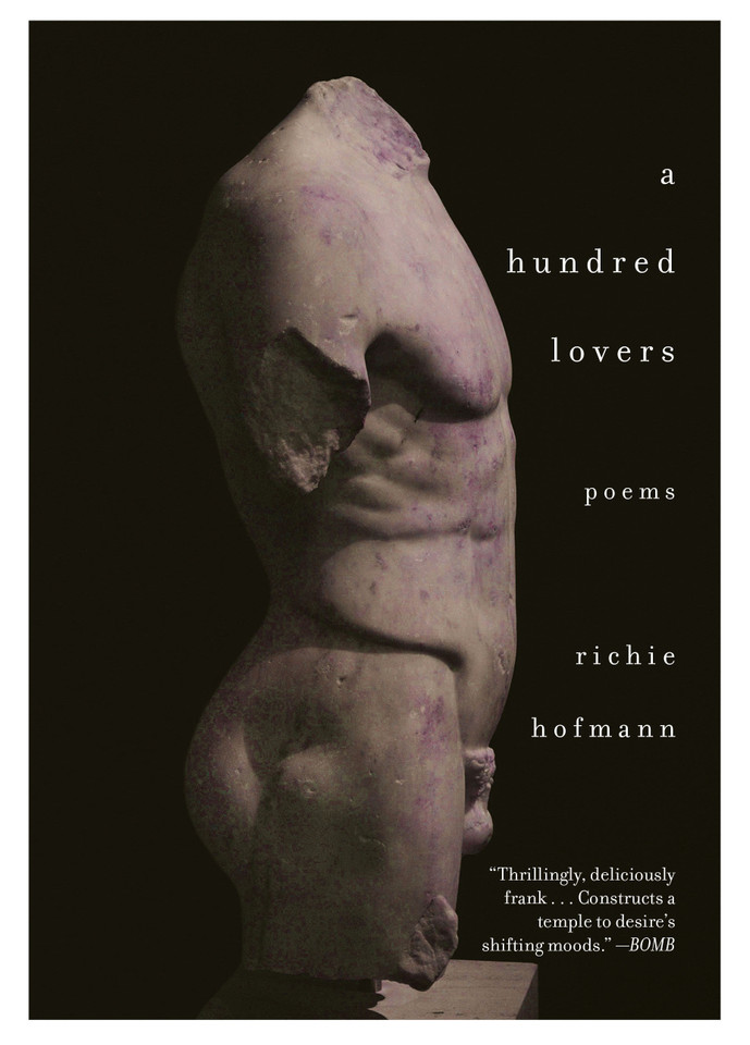 A Hundred Lovers: Poems book cover by Richie Hofmann