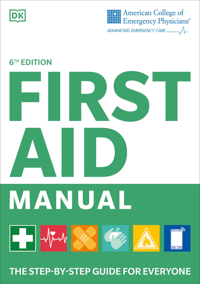 ACEP First Aid Manual book cover by DK