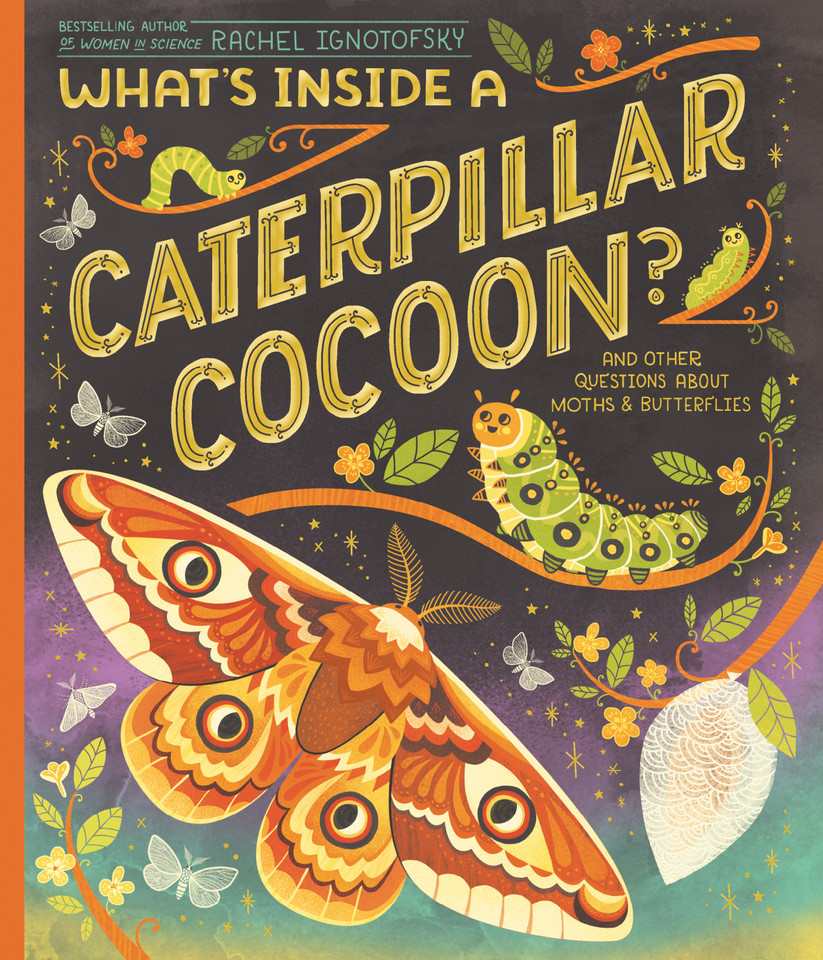 What's Inside a Caterpillar Cocoon?: And Other Questions About Moths & Butterflies (What's Inside) book cover by Rachel Ignotofsky