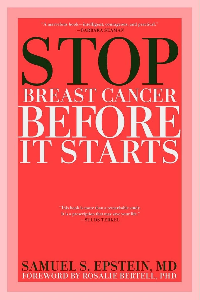 Stop Breast Cancer Before it Starts book cover by Samuel S. Epstein MD