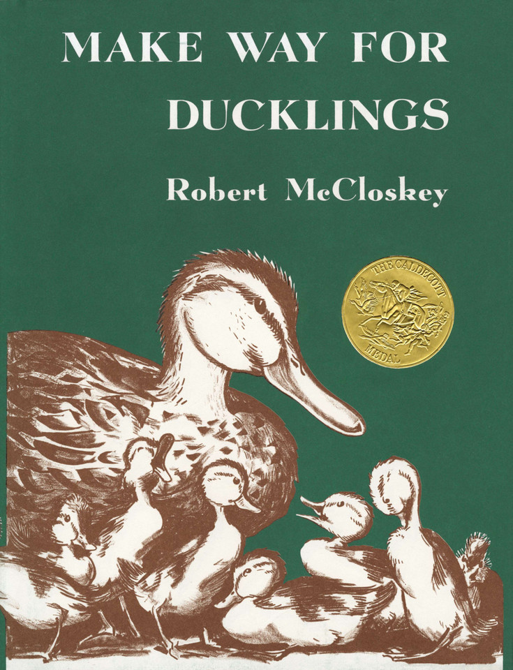 Make Way for Ducklings book cover by Robert McCloskey