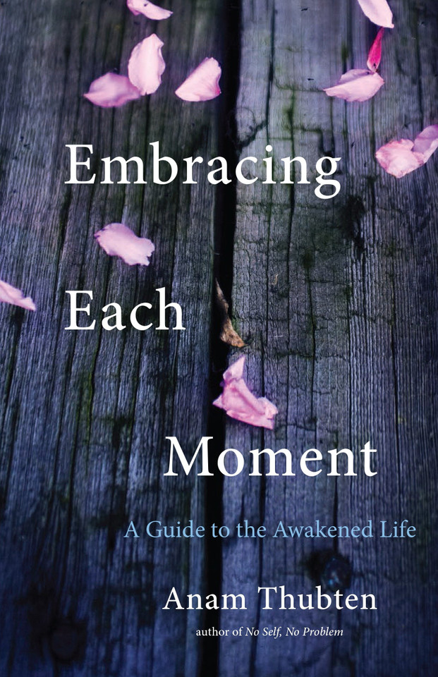 Embracing Each Moment: A Guide to the Awakened Life book cover by Anam Thubten