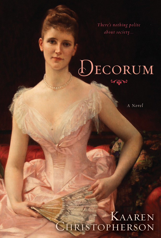 Decorum book cover by Kaaren Christopherson