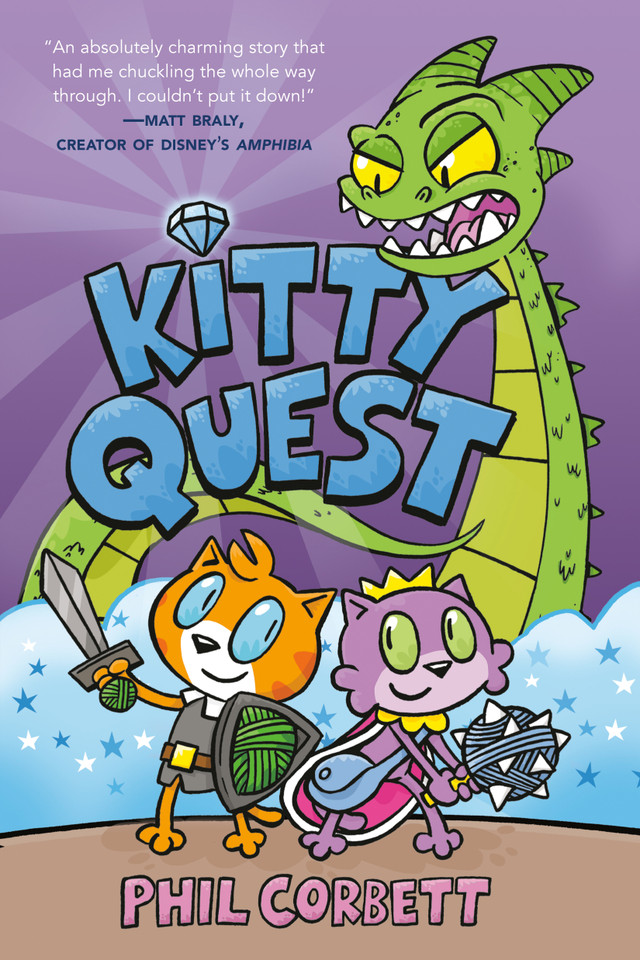Kitty Quest: A Graphic Novel (Kitty Quest) book cover by Phil Corbett