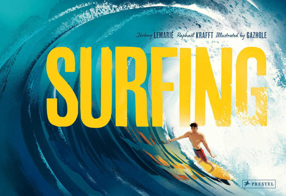 Surfing book cover by Raphaël Krafft, Jérémy Lemarié