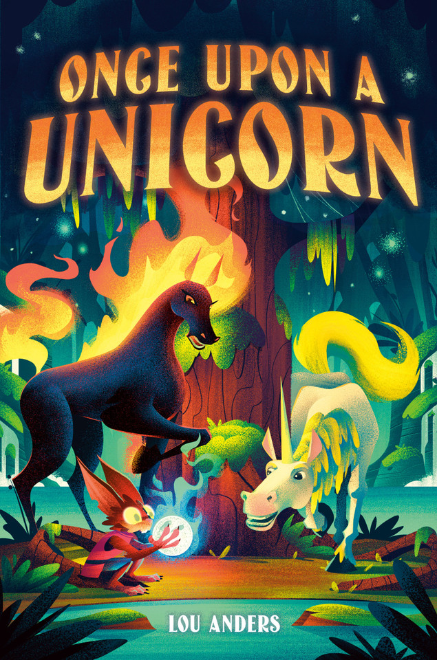 Once Upon a Unicorn book cover by Lou Anders