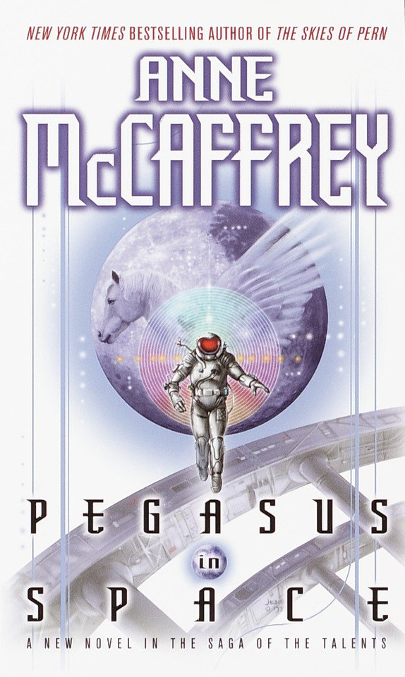Pegasus in Space (The Talents Saga) book cover by Anne McCaffrey
