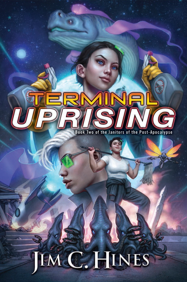 Terminal Uprising (Janitors of the Post-Apocalypse) book cover by Jim C. Hines