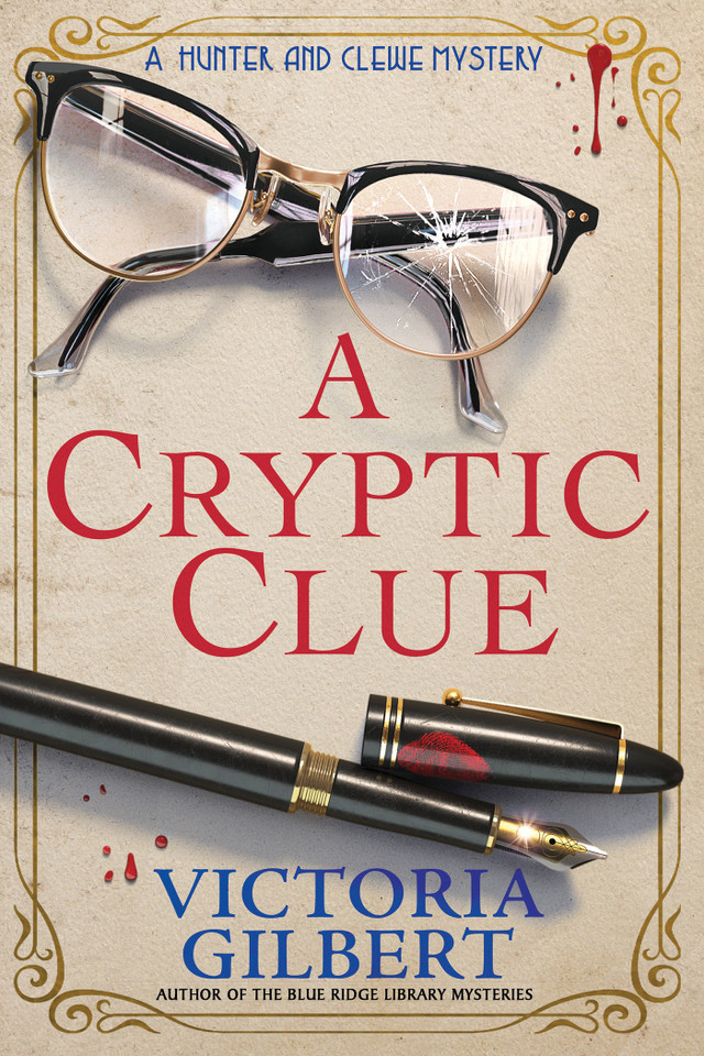 A Cryptic Clue (A Hunter and Clewe Mystery) book cover by Victoria Gilbert