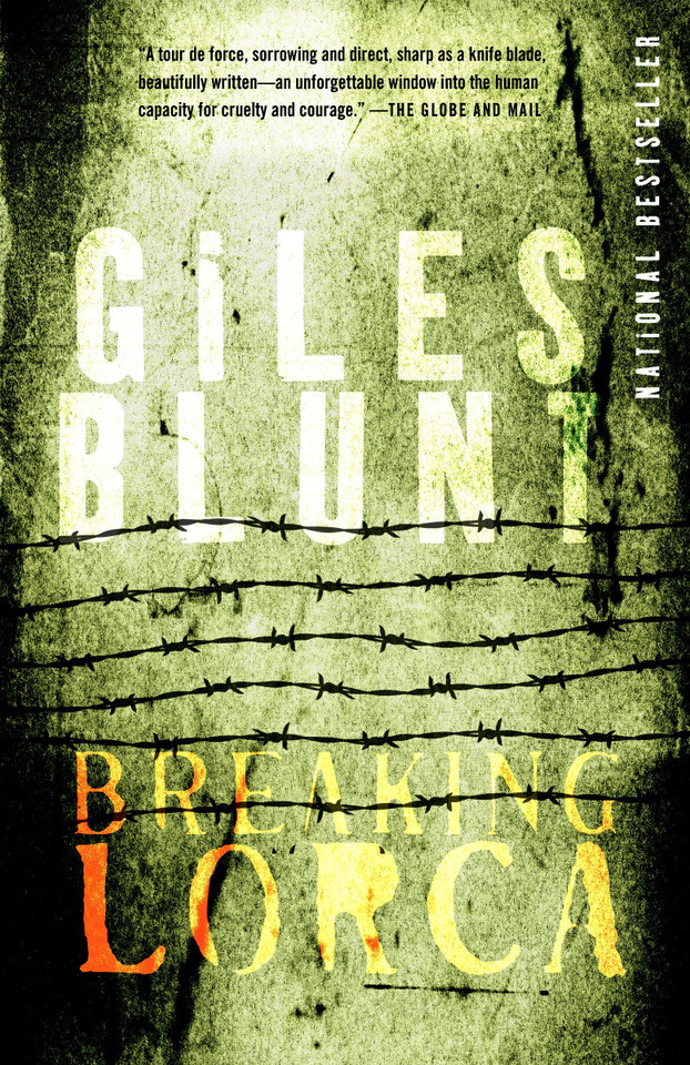 Breaking Lorca book cover by Giles Blunt