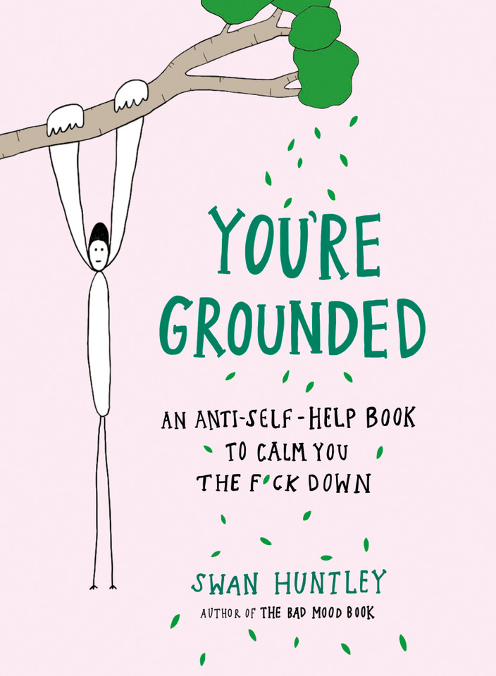 You're Grounded: An Anti-Self-Help Book to Calm You the F*ck Down book cover by Swan Huntley