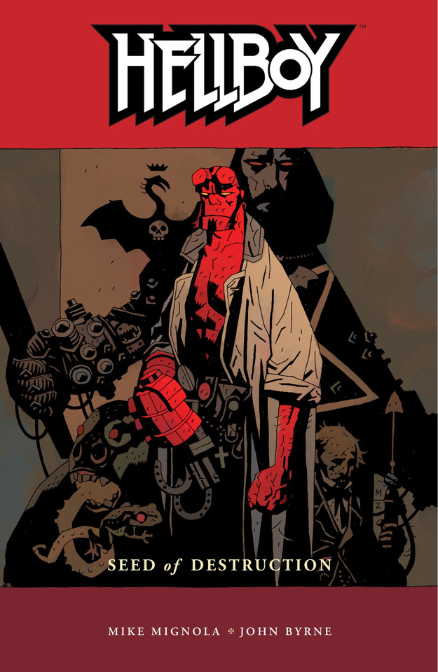 Hellboy Volume 1: Seed of Destruction (Hellboy) book cover by Mike Mignola