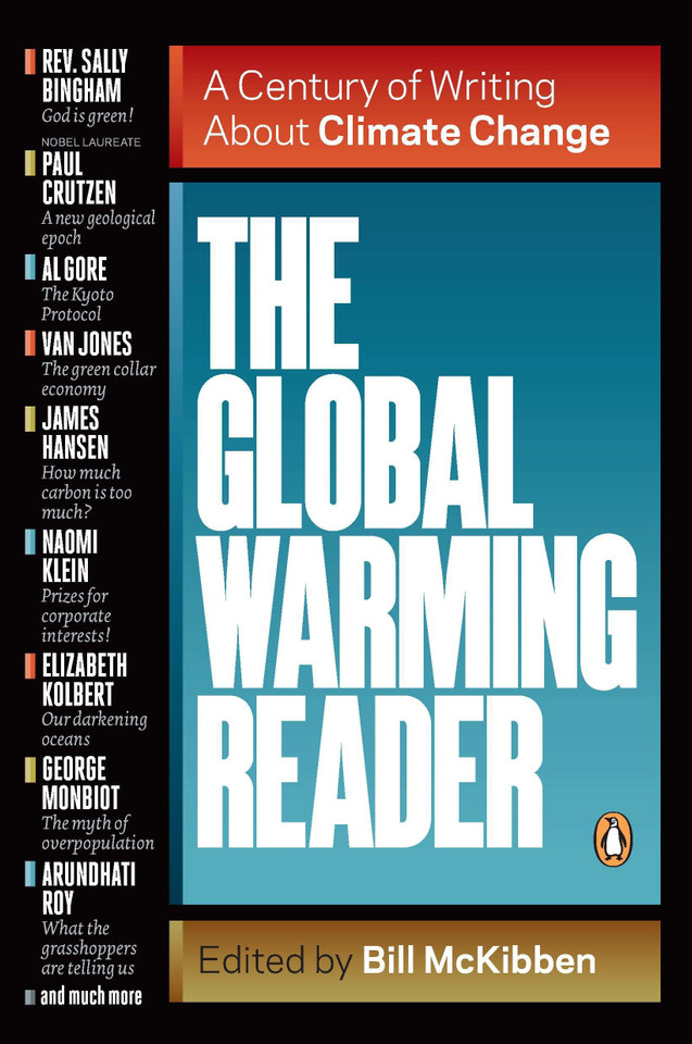 The Global Warming Reader: A Century of Writing About Climate Change book cover by Bill McKibben