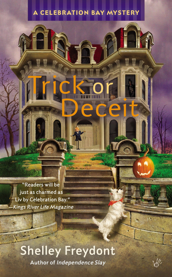 Trick or Deceit (A Celebration Bay Mystery) book cover by Shelley Freydont