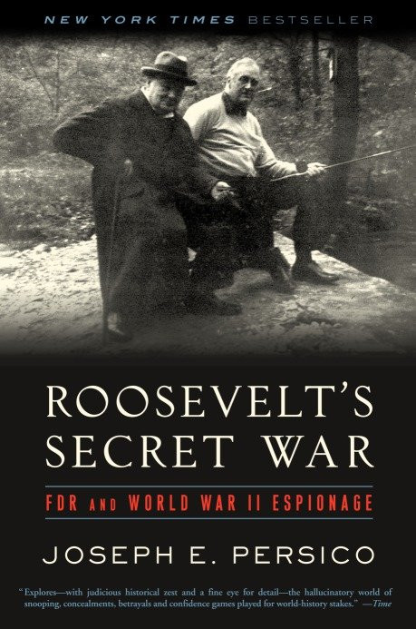 Roosevelt's Secret War: FDR and World War II Espionage book cover by Joseph E. Persico
