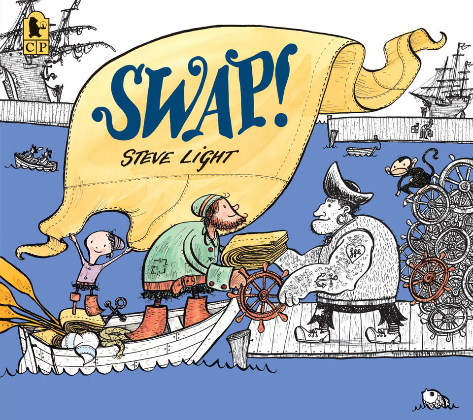 Swap! book cover by Steve Light