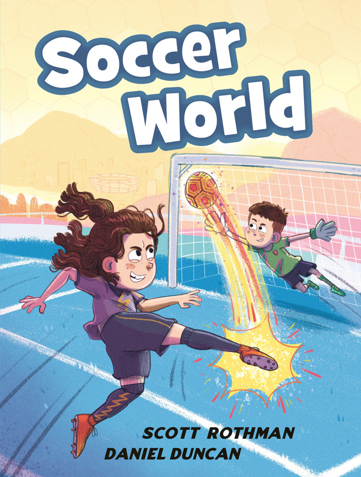 Soccer World book cover by Scott Rothman