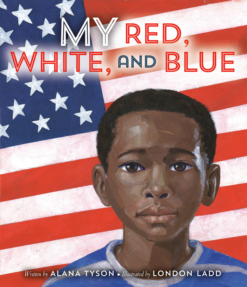 My Red, White, and Blue book cover by Alana Tyson