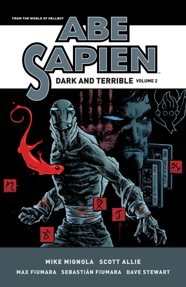 Abe Sapien: Dark and Terrible Volume 2 book cover by Mike Mignola, Scott Allie