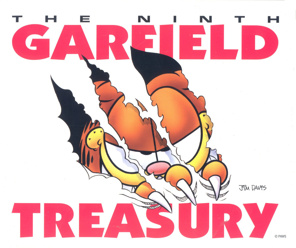Ninth Garfield Treasury (Garfield) book cover by Jim Davis