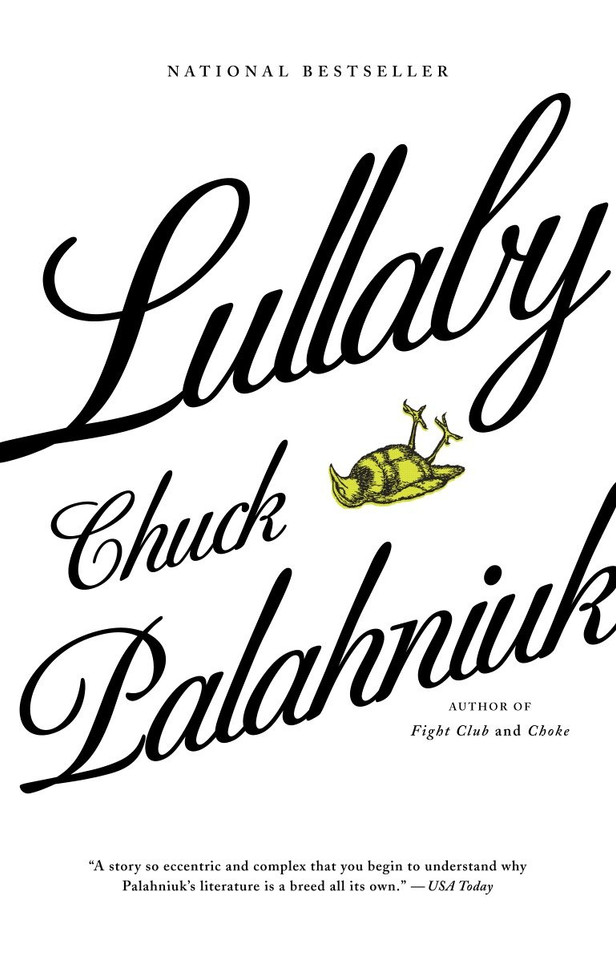 Lullaby book cover by Chuck Palahniuk